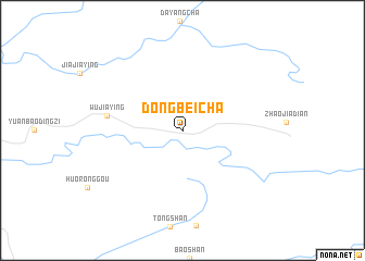 map of Dongbeicha