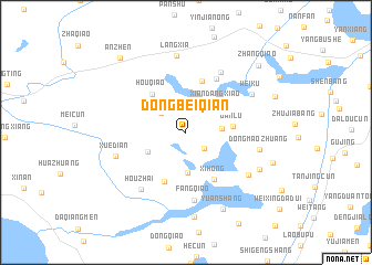 map of Dongbeiqian