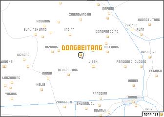 map of Dongbeitang