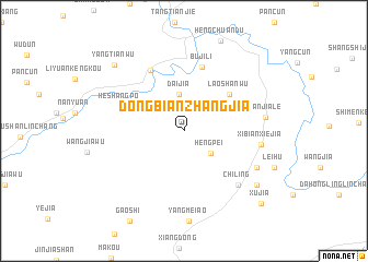 map of Dongbianzhangjia