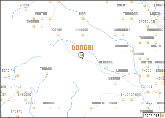 map of Ðông Bi