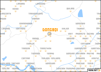 map of Ðồng Bới