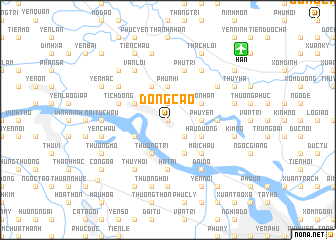 map of Ðông Cao