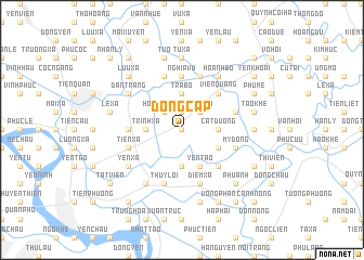 map of Ðông Cáp