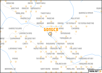 map of Dong Ca