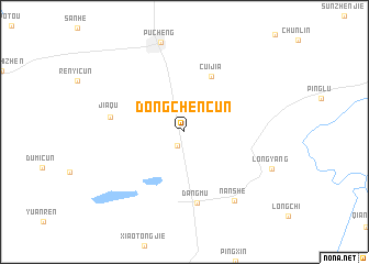 map of Dongchencun