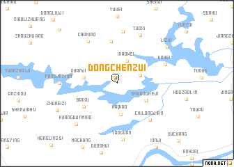 map of Dongchenzui