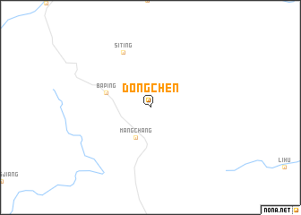 map of Dongchen