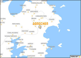 map of Dongchen