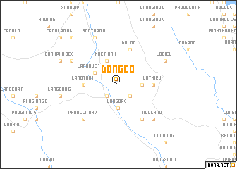 map of Dông Cô