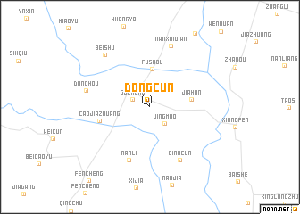 map of Dongcun