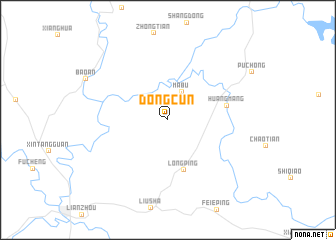 map of Dongcun