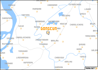 map of Dongcun