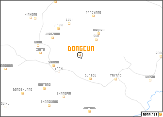 map of Dongcun