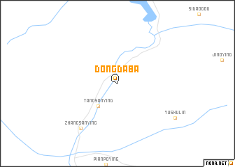 map of Dongdaba