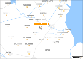 map of Dongdali