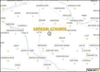 map of Dongdaluzhuang