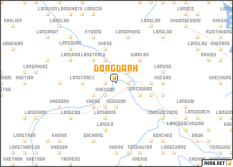 map of Dồng Danh