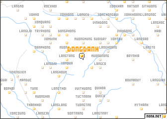 map of Ðong Ðanh