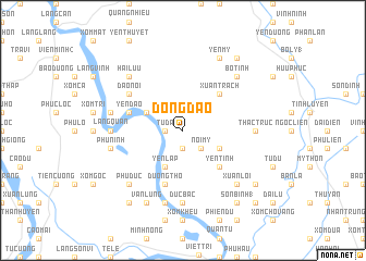 map of Ðông Ðạo