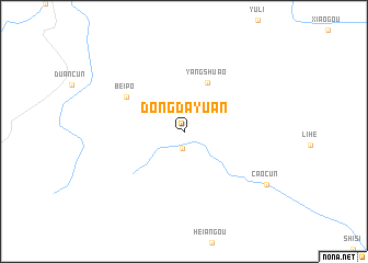 map of Dongdayuan