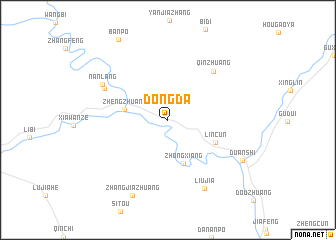 map of Dongda