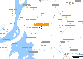 map of Dongdian