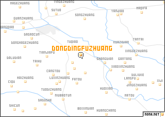 map of Dongdingfuzhuang