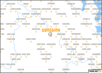 map of Ðông Ðinh