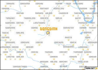 map of Ðồng Ðình