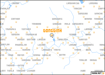 map of Dông Dinh