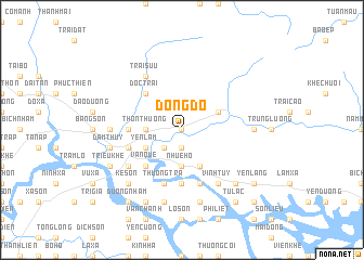 map of Ðông Ðô