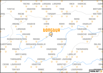 map of Ðông Dủa