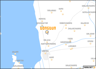 map of Dongdun