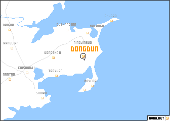 map of Dongdun