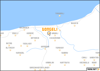 map of Döngeli