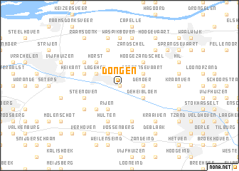 map of Dongen