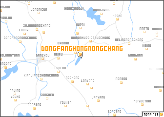 map of Dongfanghongnongchang