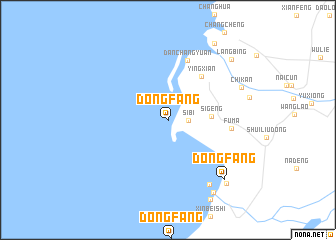 map of Dongfang