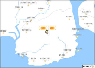 map of Dongfang