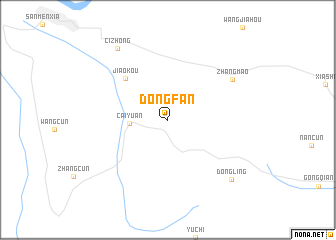 map of Dongfan