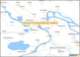 map of Dongfenghunongchang