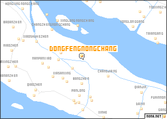 map of Dongfengnongchang