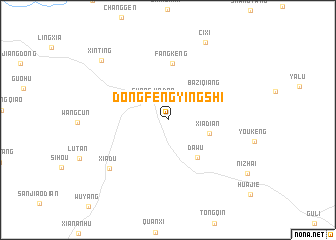 map of Dongfengyingshi