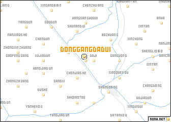 map of Donggangdadui