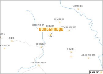 map of Donggangqu