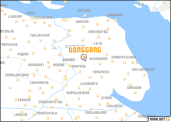 map of Donggang