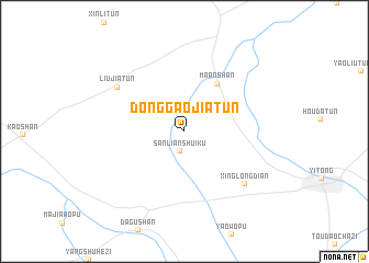map of Donggaojiatun