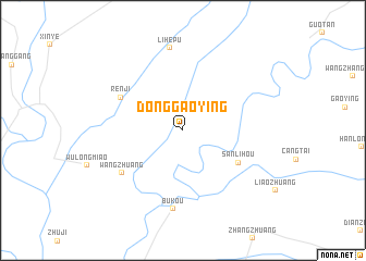 map of Donggaoying