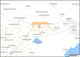 map of Donggeng